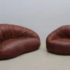 Discount Pamono Set of Pangolin Leather Sofa and Armchair by Egg Designs, 2015