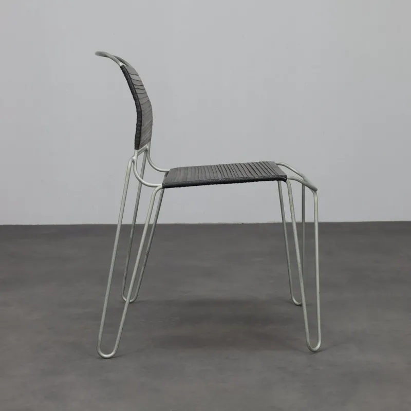 Outlet Pamono Set of Rubber Band Chairs by Tom Dixon, 2000s