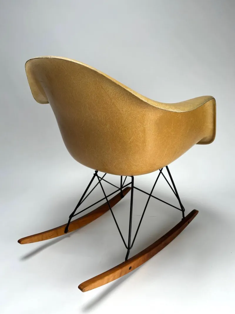 Pamono Set of Shell Fiberglass Rar Rockers attributed to Eames for Herman Miller, 1960s