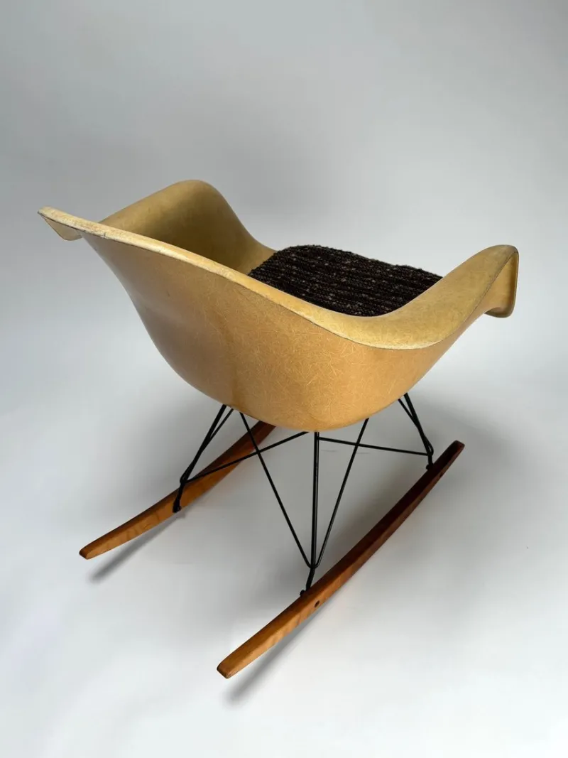 Pamono Set of Shell Fiberglass Rar Rockers attributed to Eames for Herman Miller, 1960s