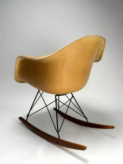 Pamono Set of Shell Fiberglass Rar Rockers attributed to Eames for Herman Miller, 1960s