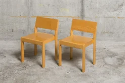 Outlet Pamono Set of Stackable Childrens Chairs Model 611 by Alvar Aalto for Artek, 1950s