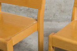 Outlet Pamono Set of Stackable Childrens Chairs Model 611 by Alvar Aalto for Artek, 1950s