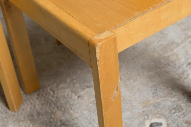 Outlet Pamono Set of Stackable Childrens Chairs Model 611 by Alvar Aalto for Artek, 1950s