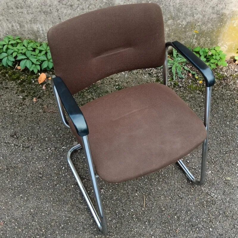 Clearance Pamono Set of Steelcase Office Chairs from Strafor, France, 1980s