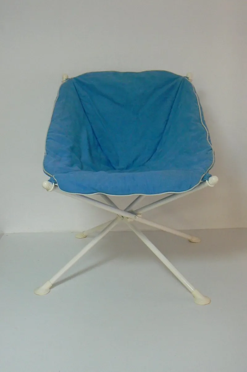 Pamono Set of Sun Day Garden Chair and Stool by Simon Desanta for Rosenthal, 1980s> Garden Seating