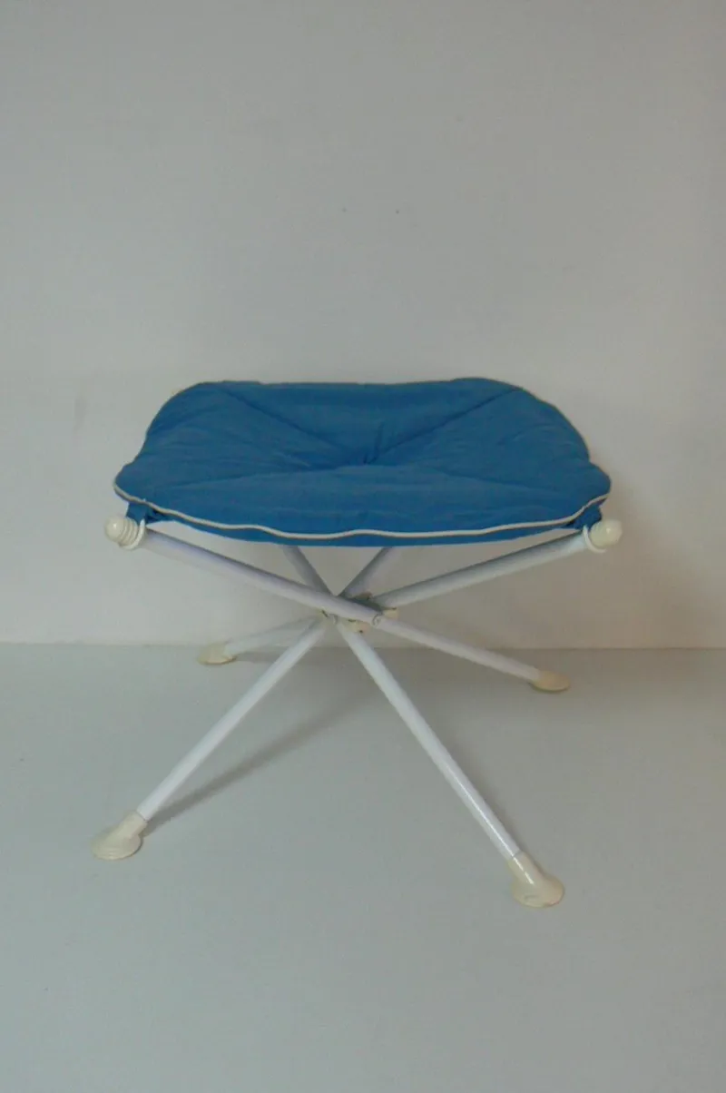 Pamono Set of Sun Day Garden Chair and Stool by Simon Desanta for Rosenthal, 1980s> Garden Seating