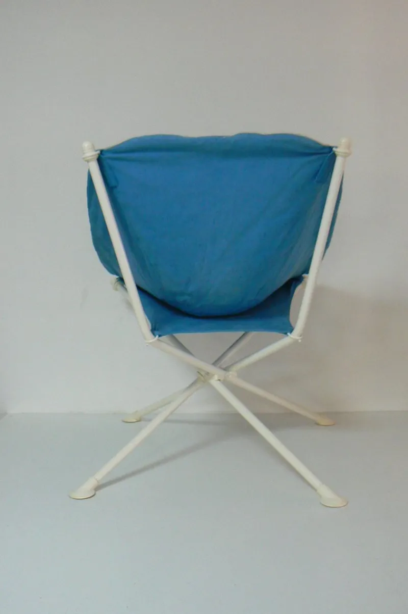 Pamono Set of Sun Day Garden Chair and Stool by Simon Desanta for Rosenthal, 1980s> Garden Seating