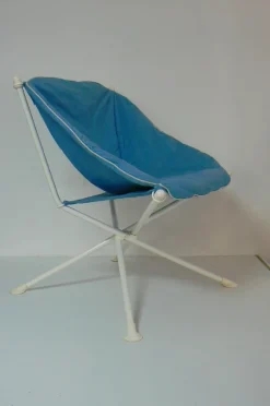 Pamono Set of Sun Day Garden Chair and Stool by Simon Desanta for Rosenthal, 1980s><noscript><img width=