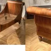 Pamono Set of 19th Century Italian Empire Flamed Walnut Sleigh Beds or Daybeds> Daybeds & Chaises Lounges