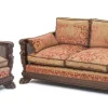 New Pamono Set of 19th Century Renaissance Sofa and Armchair in Walnut