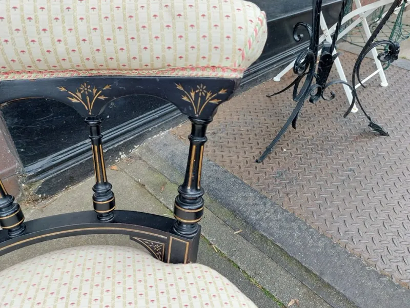 Pamono Set of Victorian Aesthetic Era Ebonised Children's Chairs> Children's Chairs