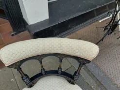 Pamono Set of Victorian Aesthetic Era Ebonised Children's Chairs><noscript><img width=