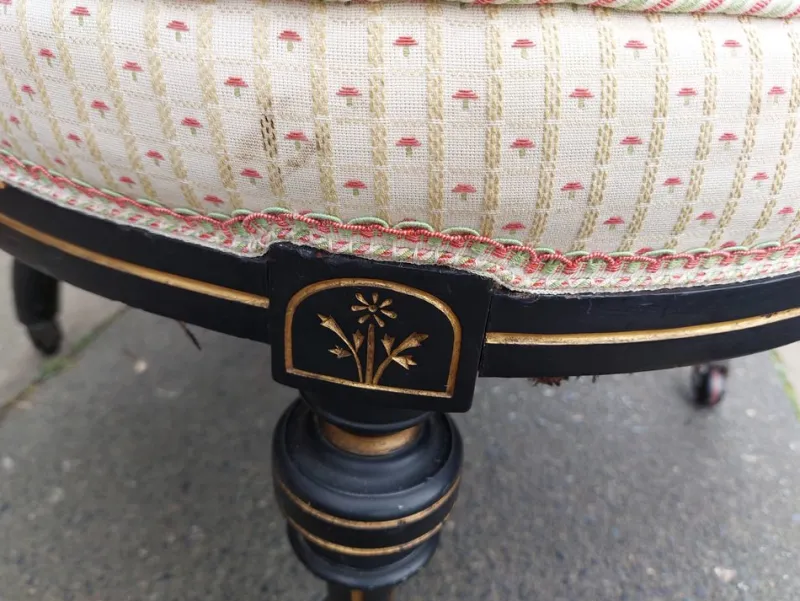 Pamono Set of Victorian Aesthetic Era Ebonised Children's Chairs> Children's Chairs