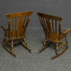 Best Pamono Set of Victorian Rocking Chairs