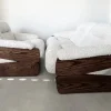 Pamono Set of Vintage Brutalist Sofa and Lounge Chair, 1970s> Living Room Sets