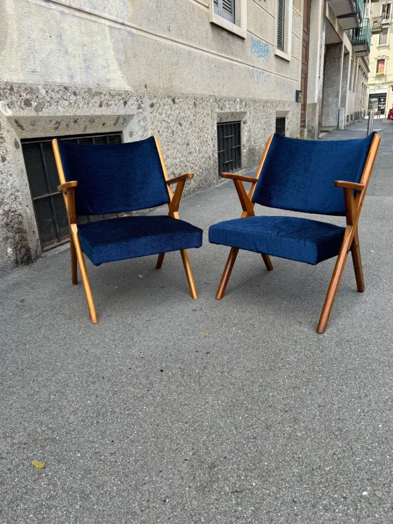 Pamono Set of Vintage Dal Vera Chairs> Living Room Sets