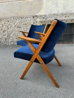 Pamono Set of Vintage Dal Vera Chairs><noscript><img width=