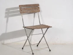 Pamono Set of Vintage Folding Garden Chairs, 1920><noscript><img width=