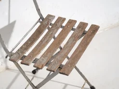 Pamono Set of Vintage Folding Garden Chairs, 1920><noscript><img width=