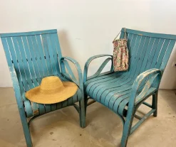 New Pamono Set of Vintage Garden Chairs