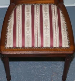 Pamono Set of Vintage Hardwood Dining Chairs with Carved Detail><noscript><img width=
