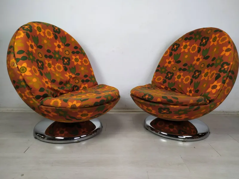 Discount Pamono Set of Vintage Space Age Ball Chairs, 1970s