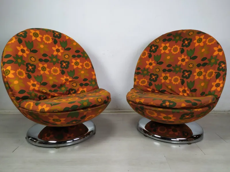 Discount Pamono Set of Vintage Space Age Ball Chairs, 1970s