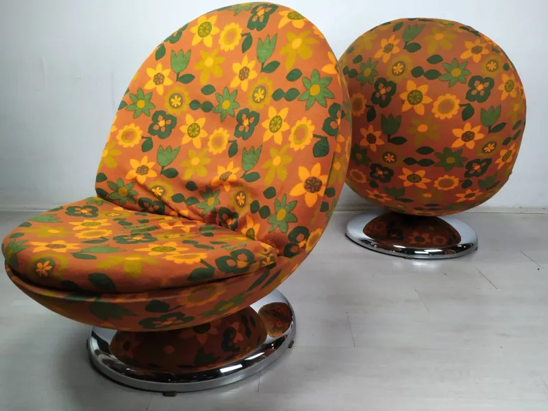 Discount Pamono Set of Vintage Space Age Ball Chairs, 1970s