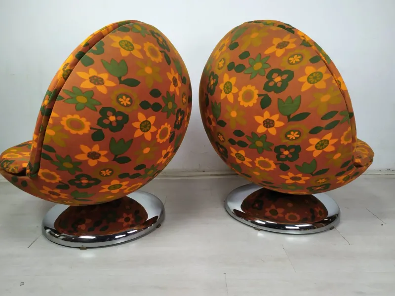 Discount Pamono Set of Vintage Space Age Ball Chairs, 1970s