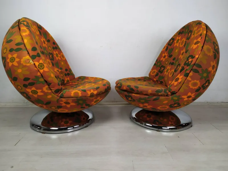 Discount Pamono Set of Vintage Space Age Ball Chairs, 1970s