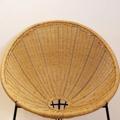 Online Pamono Set of Vintage Synthetic Wicker Outdoor Chairs, 2010s