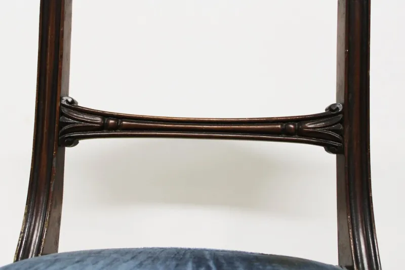 Pamono Set of Vintage Victorian Dark Walnut Chairs> Living Room Sets