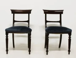 Pamono Set of Vintage Victorian Dark Walnut Chairs><noscript><img width=