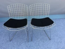 Pamono Set of Wire Children's Chairs by Harry Bertoia for Knoll Inc. / Knoll International><noscript><img width=