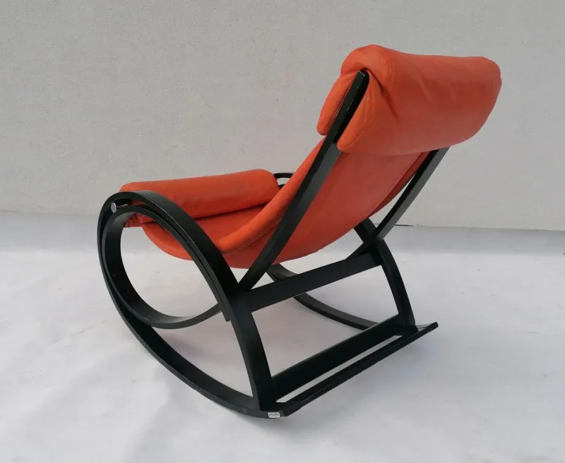 Pamono Sgarsul Rocking Chair by Gae Aulenti for Poltronova, 1960s> Rocking Chairs