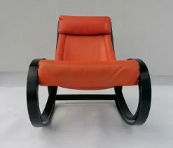 Pamono Sgarsul Rocking Chair by Gae Aulenti for Poltronova, 1960s><noscript><img width=