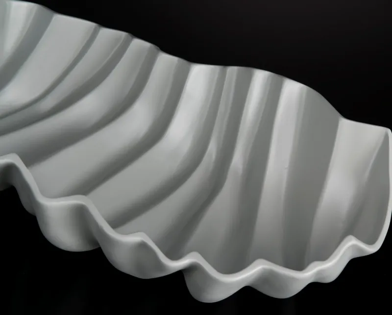 Hot Pamono Shar Pei Plate in Grey Ceramic from VGnewtrend