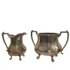 Pamono Sheffield Milk Jug and Sugar Bowl, Early 20th Century, Set of 2> Serving Dishes