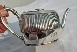 Pamono Sheffield Teapot Philip from Ashberry & Sons><noscript><img width=
