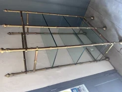 Hot Pamono Shelf in Bronze, 1970s