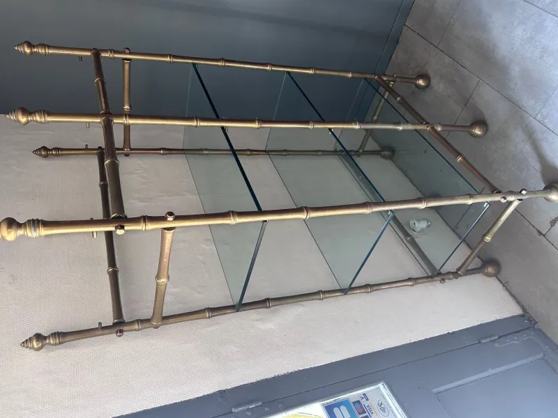 Hot Pamono Shelf in Bronze, 1970s