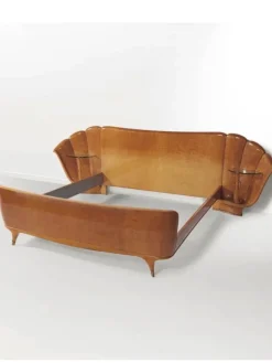 Pamono Shell Bed by Osvaldo Borsani, 1950s> Beds & Bedroom Sets