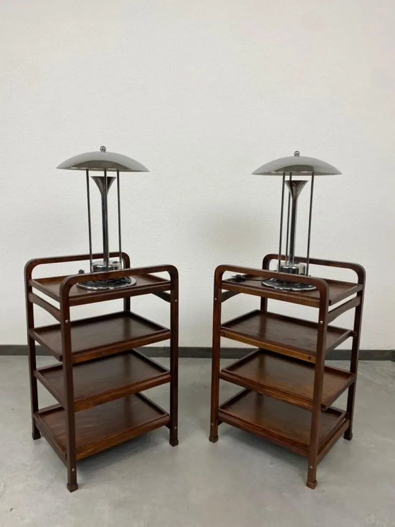 Pamono Shelves from Thonet, 1930s, Set of 2> Shelves & Wall Units
