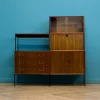 Pamono Shelving Unit Desk in Teak and Walnut from Vanson, 1950s> Shelves & Wall Units