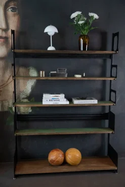 Pamono Shelving Unit from Strafor, 1920s><noscript><img width=