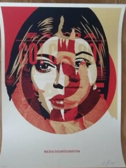 Pamono Shepard Fairey (Obey), Media Target, 2016, Screenprint> Prints & Multiples