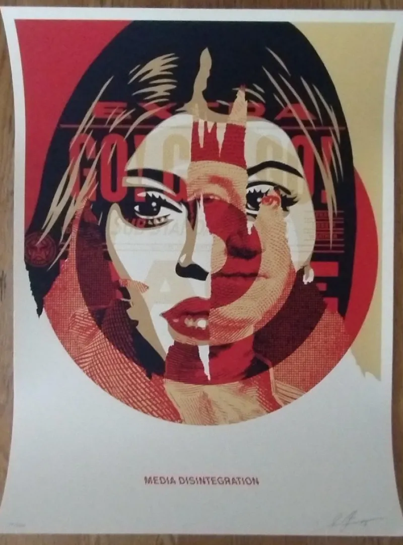 Pamono Shepard Fairey (Obey), Media Target, 2016, Screenprint> Prints & Multiples