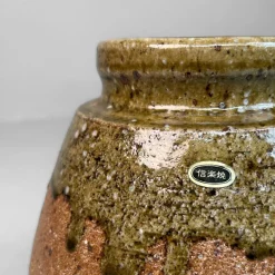 Pamono Shigaraki Ikebana Vase, 1970s><noscript><img width=