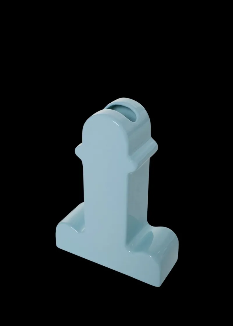 Pamono Shiva Vase in Blue by Ettore Sottsas for BD Barcelona> Tabletop